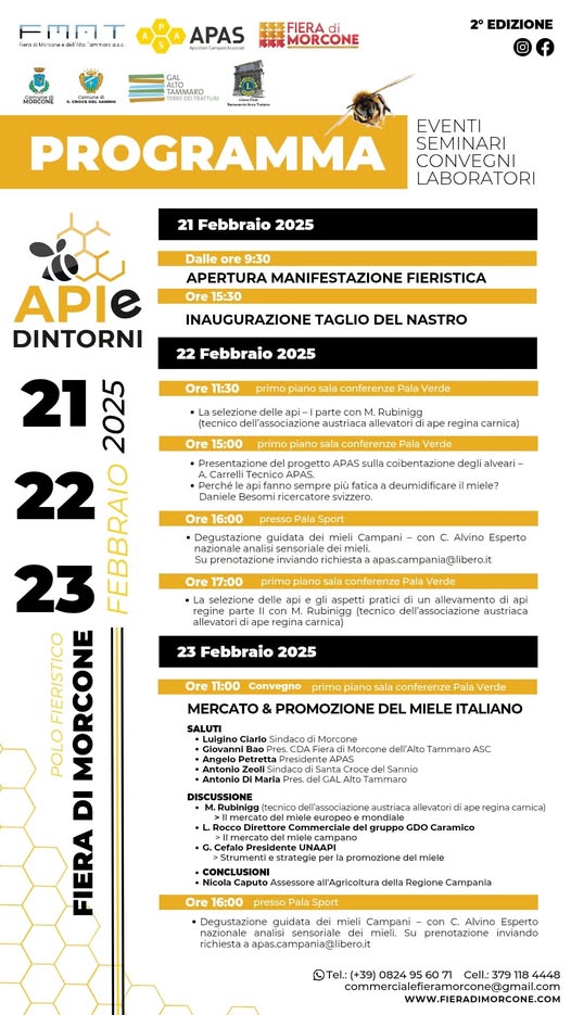 Locandina Morcone 2025 Fiera di Morcone 2025